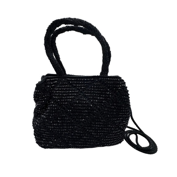 Valerie Stevens Black Beaded Bag - Picture 1 of 7